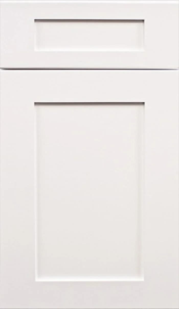 forevermark cabinetry ice white shaker door