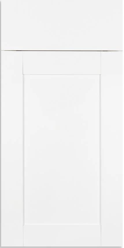 prodigy cabinets prism white velvet shaker