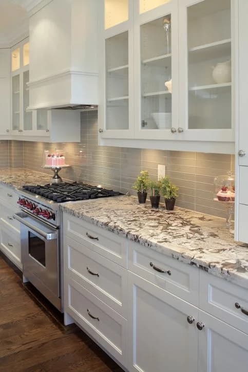 beige granite kitchen